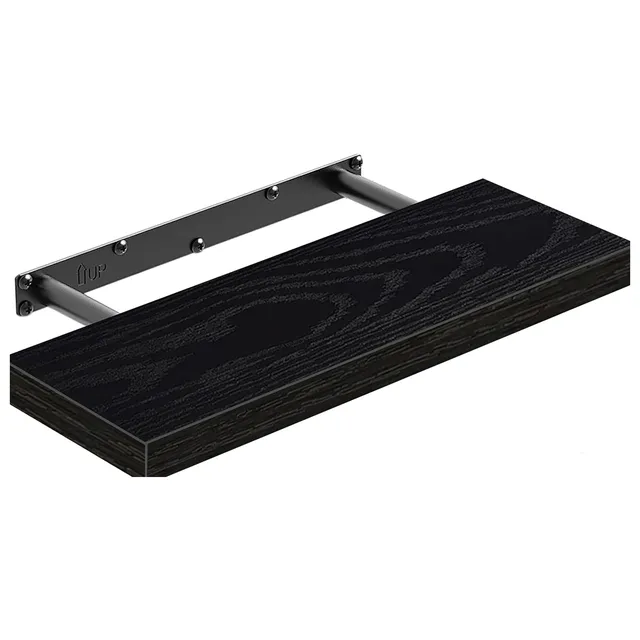 QEEIG Small Floating Shelves 15.7" — Black